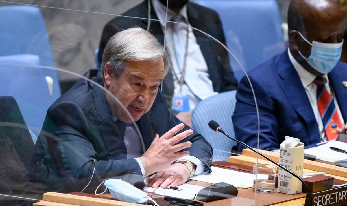 JT generalinis sekretorius Antonio Guterresas