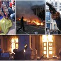 Появилось полное видео возгорания Дома профсоюзов в Одессе