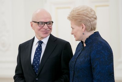 Vytautas Anužis ir Dalia Grybauskaitė