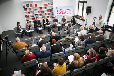 Vilniaus knygų mugės spaudos konferencija