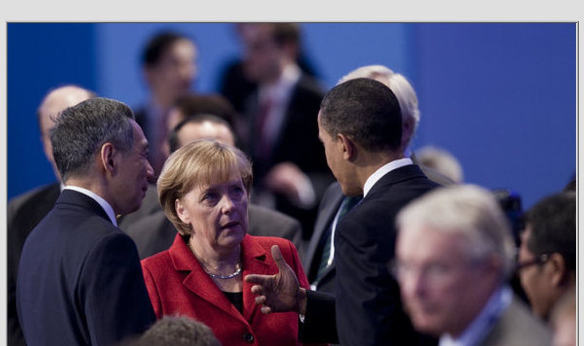 L. H. Loong, A.Merkel ir B. Obama