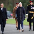 Britų premjerė Theresa May susitiko su Prancūzijos vadovu Emmanueliu Macronu