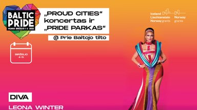 „Baltic Pride“ 2022 žvaigždė Leona Winter: Visos vaivorykštės spalvos kuria jos grožį