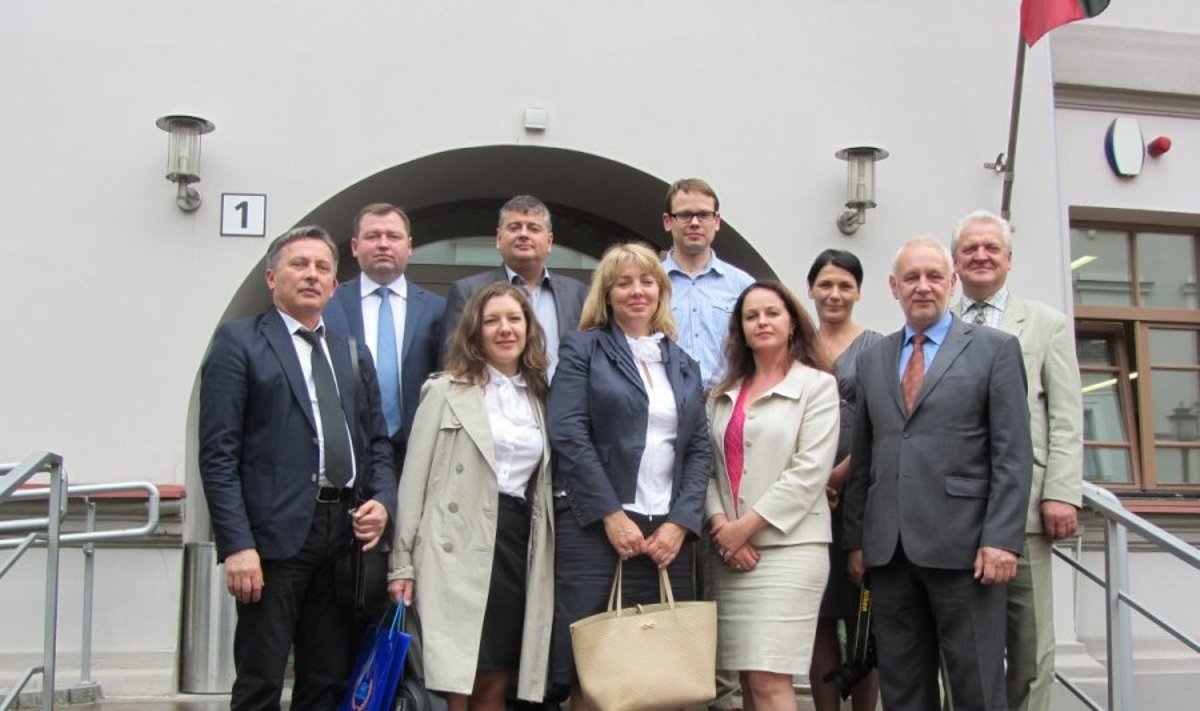 Ukrainos teisėjai susitiko su Vilniaus apygardos administracinio teismo teisėjais (S. Jacinevičienės-Baltaduonės nuotr.)