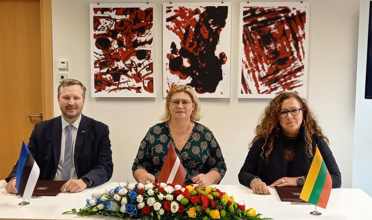 Pasirašyta Baltijos šalių kultūros ministerijų bendradarbiavimo programa