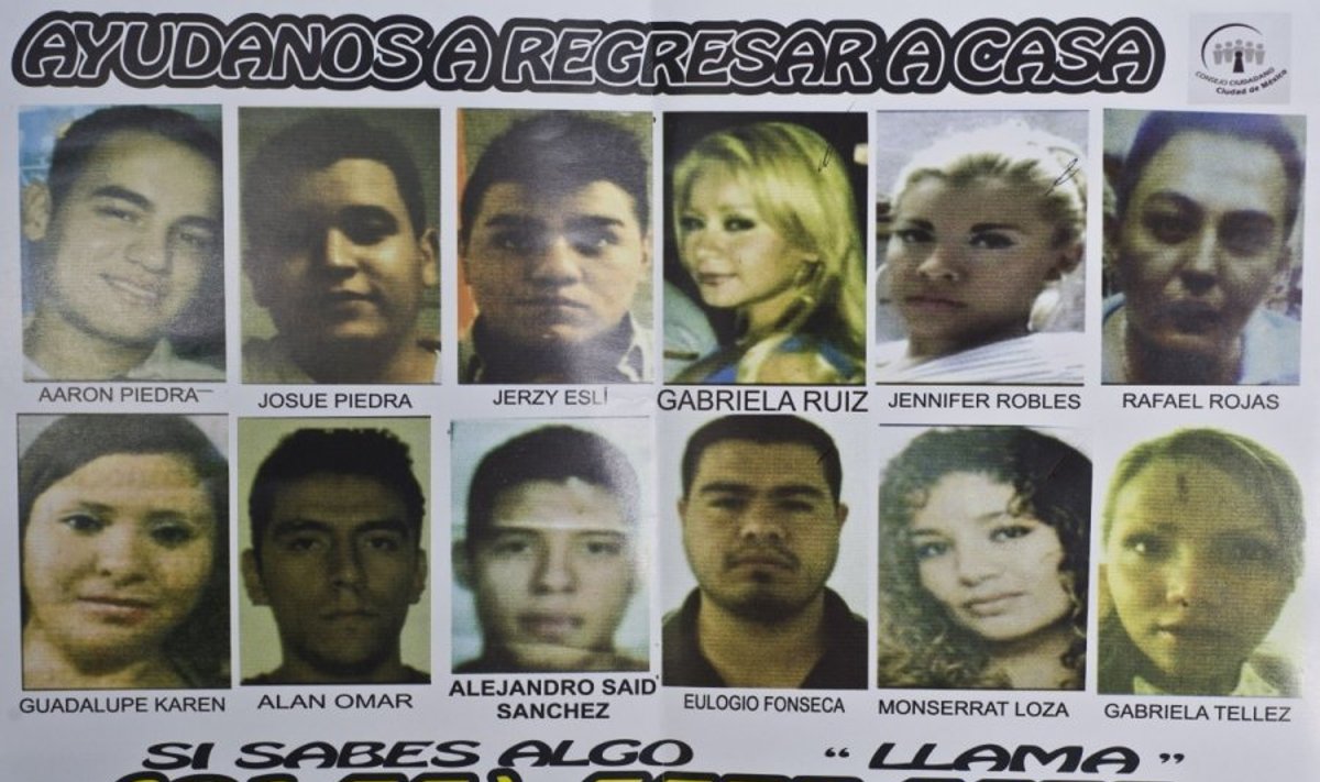 12 dingusiųjų iš Meksiko baro
