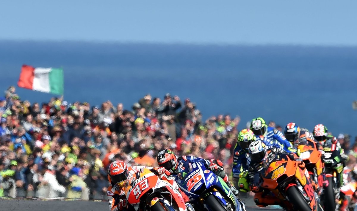 Įtemptas "MotoGP" etapas Australijoje