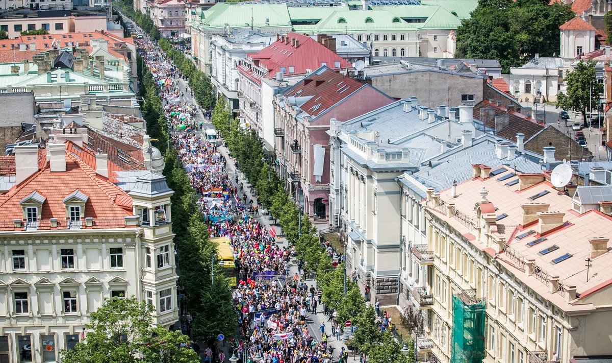 Baltic Pride march