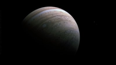 Jupiteris ir jo palydovai Ijo ir Europa