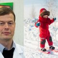 Nuo kelių metų vaikus mokyti slidinėti: gydytojo verdiktas daugelį aistruolių nuleis ant žemės