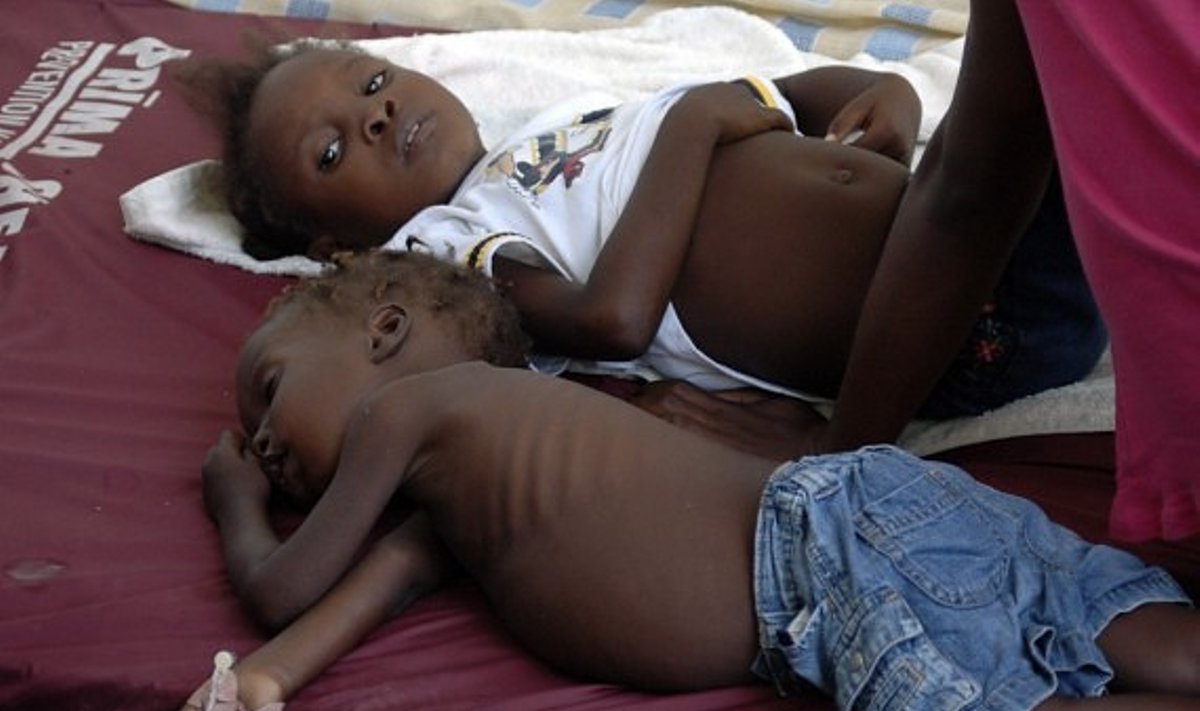 Choleros epidemija Haityje 