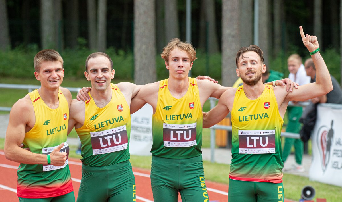 Lietuvos vyrų estafetė 4x400 m