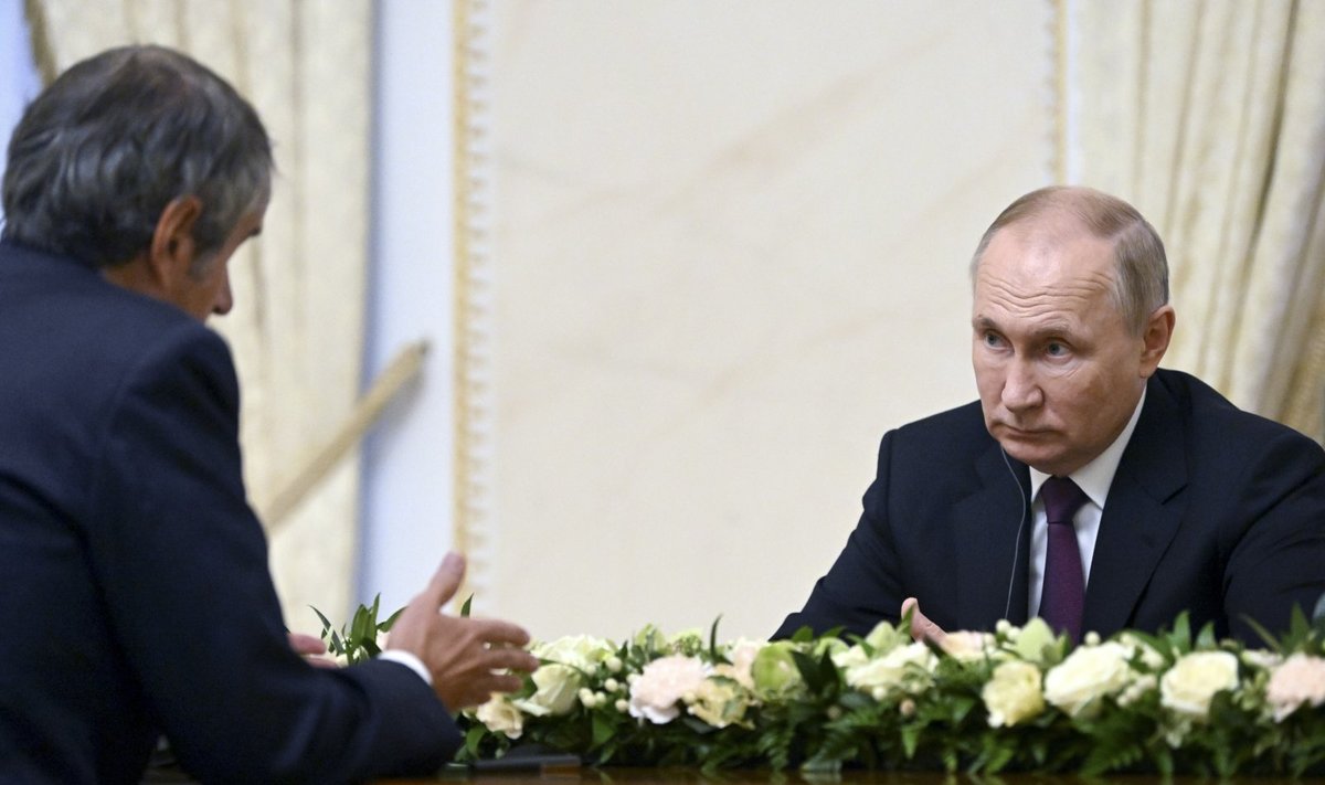 TATENA vadovas susitikime su V. Putinu ragino nustatyti apsaugos zoną apie Zaporižios AE
