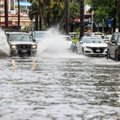 Meksikos link artėjantis atogrąžų ciklonas Hilary sustiprėjo iki ketvirtosios kategorijos uragano