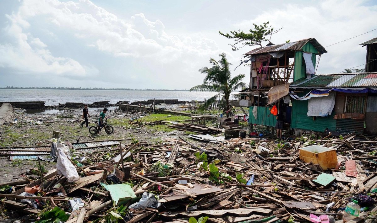 Filipinus per Kalėdas nusiaubė taifūnas „Phanfone“