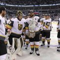 Lygos debiutantai „Golden Knights“ ledo ritulininkai iškopė į NHL finalą