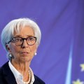 ECB vadovė: palūkanų normos artimiausiu metu nebus mažinamos