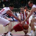Eurolygoje CSKA klubas įveikė „Olympiakos“ ekipą, lietuviai pelnė 24 taškus