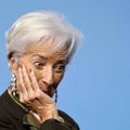 Lagarde slopina viltis dėl ankstyvo palūkanų normų mažinimo, vadina Trumpą grėsme