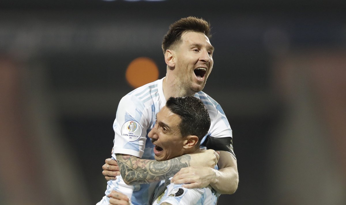 Lionelis Messi ir Angelas Di Maria