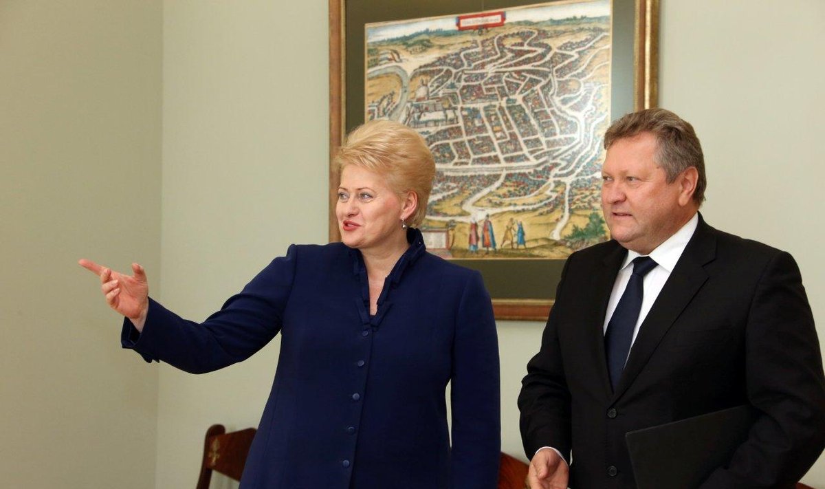 Dalia Grybauskaitė ir Kazys Starkevičius president.lt nuotr.
