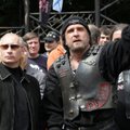 Russian bikers' flirtation with Kremlin politics sparks protest from Lithuanian fellows