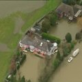 Iš paukščio skrydžio – potvynių pietvakarių Anglijoje mastas