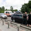 Vilniuje avariją sukėlusiam vairuotojui nustatytas pusketvirtos promilės girtumas