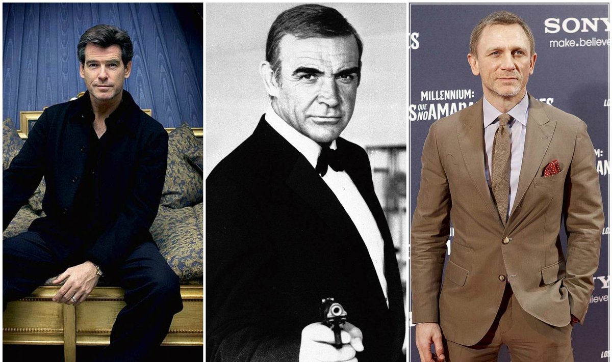 Aktoriai, vaidinę Džeimsą Bondą