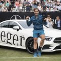 Vokietijoje triumfavęs Federeris laimėjo automobilį