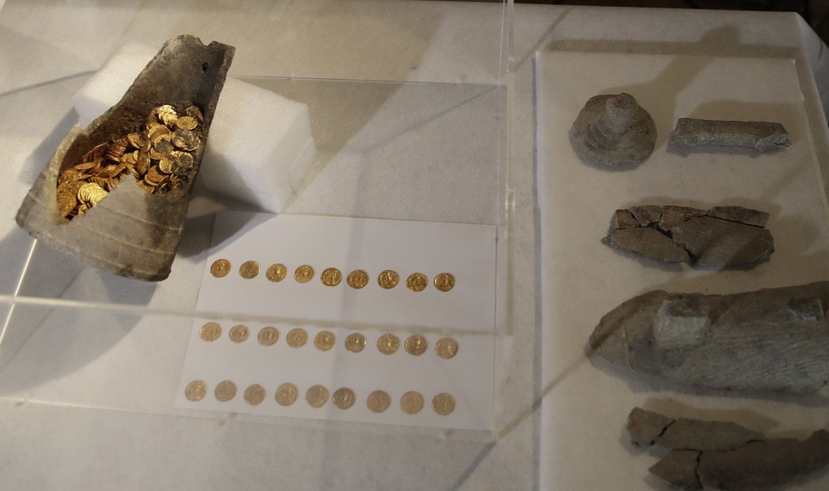 Italijoje rastas auksinių monetų lobis