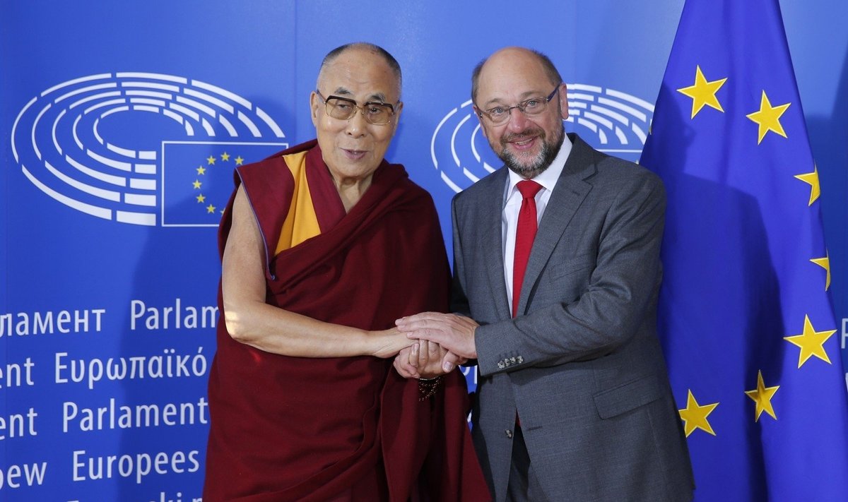 Dalai Lama ir Martinas Schulzas