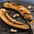 Greitas desertas: kepti bananai su cinamonu