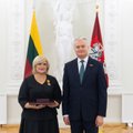 Lietuvos vardą pasaulyje garsinančiai profesorei – ypatingas apdovanojimas iš Prezidento rankų