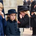 Širdį spaudžianti akimirka: per karalienės laidotuves pratrūko mažoji princesė Charlotte