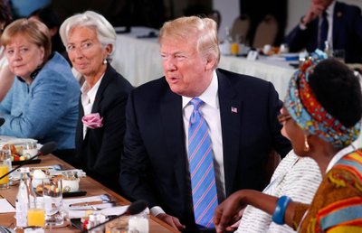 Angela Merkel, Christine Lagarde, Donaldas Trumpas