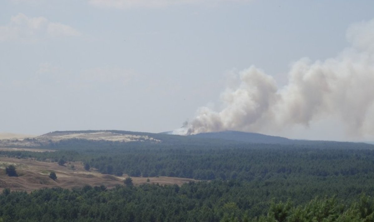 Fire on the Curonian Spit