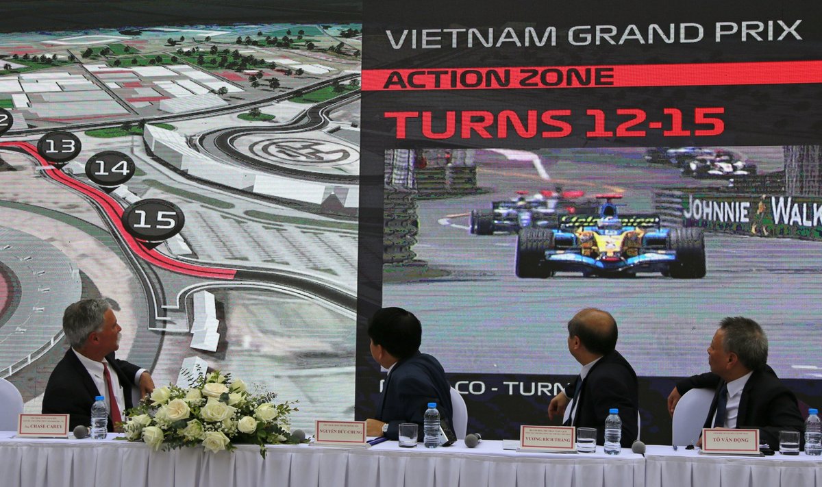 Vietnamo GP etapo pristatymas