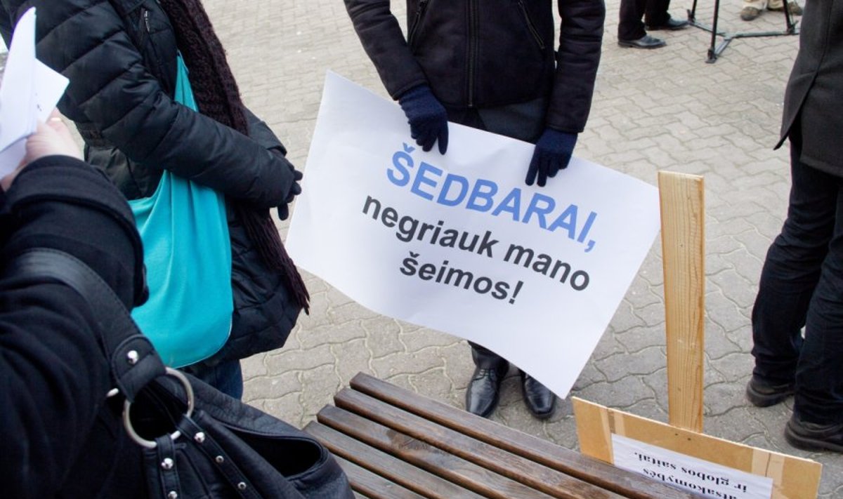 Protestas prie Seimo