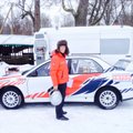 „Subaru“ į „Mitsubishi“ iškeitęs V. Žala vieną žiemos ralį jau įveikė Estijoje