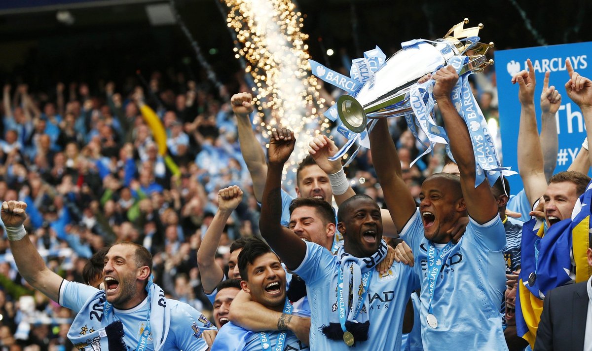 "Manchester City" triumfavo Anglijos futbolo čempionate