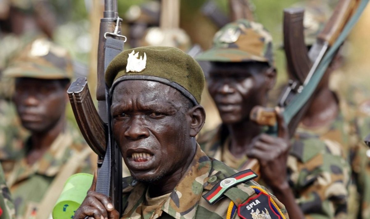 Pietų Sudano kariai