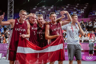 Edgaras Krūminis ir Latvijos 3x3 krepšinio rinktinės triumfas Tokijo olimpinėse žaidynėse
