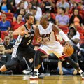 NBA finalininkų akistatoje - triuškinanti „Heat“ pergalė be L. Jameso pagalbos