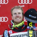 Triskart pasaulio čempionas laimėjo planetos kalnų slidinėjimo taurės varžybų dvikovės rungtį