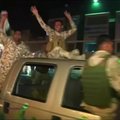 Apsuptas karių Irako premjeras sveikino pergalę prieš terorizmą Mosule