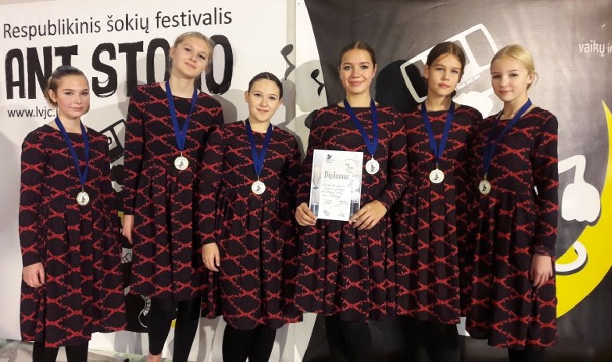 Merginų grupė už šokį „Aleliuja“ įvertinta 3-iąja vieta // „Radviliškio naujienų“ nuotr.