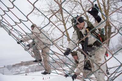 Estijos savanoriai „Kaitseliit“ treniruojasi