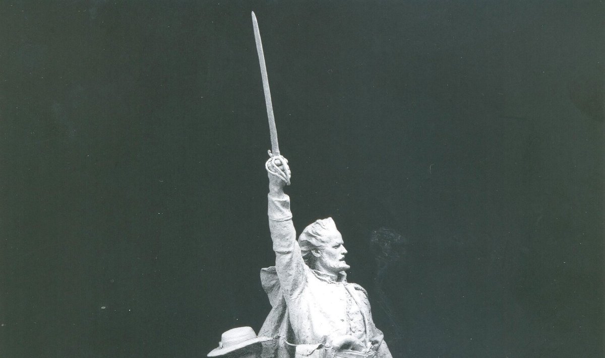 K.Bogdano skulptūrinė kompozicija „1863 m. valstiečių sukilimas Lietuvoje“, 1956 m.