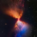 Kvapą gniaužiantis reginys – iš arti: Jameso Webbo kosminis teleskopas stulbinama raiška įamžino žvaigždės gimimą